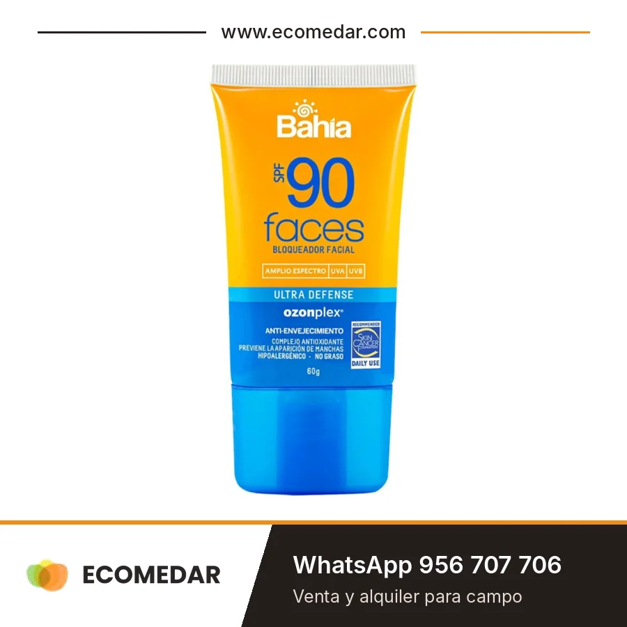 Bloqueador Bahía Faces SPF 90 de 60 g