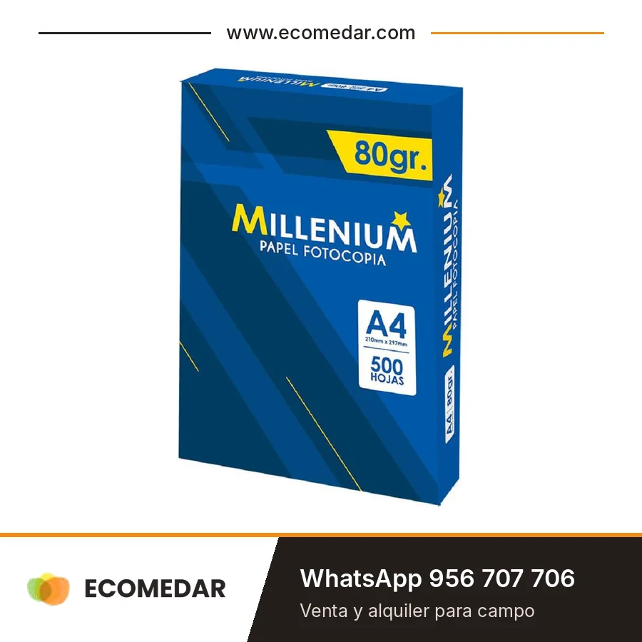 Papel bond Millennium A4 de 80 g